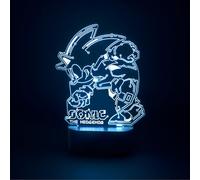 Grupo Erik Sonic Lampada LED da Tavolo e Comodino con Cavo USB | Luce Notturna Bambini, Pile AAA, 17 x 19,5 cm, Decorazione Gaming Camera