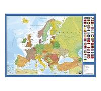 Grupo Erik Sottomano Scrivania Mappa Europa | Tappetino Rigido Plastificato
