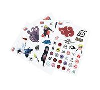 Grupo Erik: Stickers Adesivi Naruto - Pack di 59 adesivi stickers, riutilizzabili e resistenti all'acqua, ideali come adesivi pc portatile decorativi, adesivi personalizzati o stickers manga