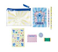 Grupo Erik Astuccio Set Cancelleria Stitch - Set Cancelleria con Taccuino A6, Stickers, Block Notes, Penna, Matita, Gomma e Temperamatite | Cancelleria Scuola Disney