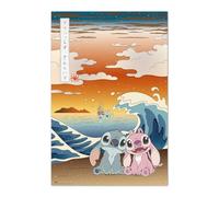 Grupo Erik: Poster Disney Stitch Japan | Poster da parete Stitch 61 x 91,5 cm, Poster da muro con carta lucida e incorniciabile, Poster Lilo e Stitch