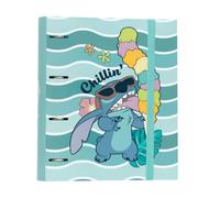 Grupo Erik Stitch Raccoglitore ad Anelli A4 | Raccoglitore a 4 Anelli | Cancelleria, Copertina Rigida, Cartone, Regalo Disney, Formato A4, Lilo e Stitch Gadget