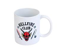 Grupo Erik: Stranger Things Tazza Hellfire Club | Tazza da colazione in ceramica, 350 ml, Tazza colazione grande, regalo, gadget