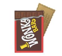 Grupo Erik: Quaderno A5 Willy Wonka | Quaderno A5 con Confezione Personalizzata Tavoletta di Cioccolato Wonka Bar, 192 pagine, Qualità Premium, ideale come Willy Wonka gadget