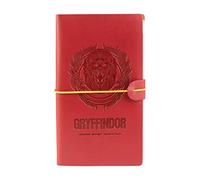 Grupo Erik: Taccuino da viaggio Harry Potter - Grifondoro | Taccuino pelle sintentica con 2 quaderni, porta tessere e tasca espandibile, 19,6x12cm, ideale come diario di viaggio, grifondoro gadget