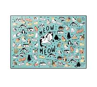Grupo Erik: Tappetino da Scrivania Rigido Meow Meow, 49,5 x 34,5 cm, Sottomano scrivania bambini, tappetino interattivo o tovaglietta colazione