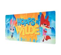 Grupo Erik: Tappetino Mouse XXL Disney ZooTropolis - Tappetino scrivania (Mouse Pad) Base Antiscivolo, 100% Waterproof/Accessorio Scrivania per Fan (80x35 cm)