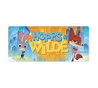 Grupo Erik: Tappetino Mouse XXL Disney ZooTropolis - Tappetino scrivania (Mouse Pad) Base Antiscivolo, 100% Waterproof/Accessorio Scrivania per Fan (80x35 cm)