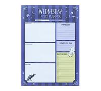 Grupo Erik: Planning da Tavolo A5 Mercoledì Addams, Planner settimanale con 54 fogli a strappo, 14,8 x 21 cm, Agenda Organizer, To Do List Planner, Planner settimanale da scrivania