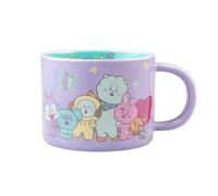 Grupo Erik: Tazza BT21 The Journey | Tazza da colazione in ceramica, 320 ml, ideale come BT21 Gadget, Regalo Bambino, BTS merchandising
