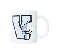 Grupo Erik Tazza colazione BT21 Van, perfetta come tazza caffé o tazza te, licenza ufficiale, ceramica, 330 ml