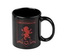 Grupo Erik: Tazza Grifondoro - Harry Potter | Tazza Nera Harry Potter Collection, 350 ml in ceramica, Harry Potter Gadget, Harry Potter Regalo Grifondoro, Grifondoro Gadget