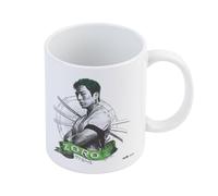 Grupo Erik: Tazza One Piece Zoro | Tazza One Piece da colazione in ceramica, 350 ml, ideale come Tazza Manga Anime, Regalo One Piece, One Piece Zoro Gadget