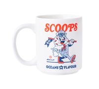 Grupo Erik: Tazza Stranger Things - Gelateria Scoops Ahoy di Hawkins | Tazza Stranger Things da colazione in ceramica, 350 ml, ideale come tazza Stranger Things