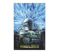 Grupo Erik: Poster The Mandalorian - Hyperspace | Poster da parete Star Wars, 61 x 91,5 cm, Poster da muro con carta lucida e incorniciabile, Poster Star Wars, Mandalorian Gadget