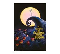 Grupo Erik: The Nightmare Before Christmas - Poster da Parete Tim Burton, 61x91,5cm, Carta Lucida | Incorniciabile | Film