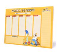 Grupo Erik The Simpsons Planner Settimanale da Tavolo A4 | Weekly Planner | 54 Fogli a Strappo, Planning Settimanale Orizzontale, Spazi Giornalieri e Note, To Do List, The Simpsons Gadget