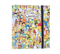 Grupo Erik The Simpsons Raccoglitore ad Anelli A4 | Raccoglitore a 2 Anelli