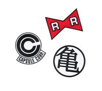 Grupo Erik: Toppe Dragon Ball Z - Set Toppe Termoadesive Dragon Ball, Set 3 Toppe adesive per Tessuti, Patch Personalizzate di Dragon Ball, Dragon Ball Gadget