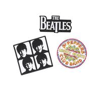 Grupo Erik: Set Toppe Termoadesive The Beatles - Set 3 Toppe adesive per Tessuti, Patch Personalizzate, Band musicali, Musica, The Beatles Gadget