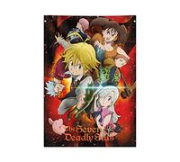 Grupo Erik: Wall Scroll Anime The Seven Deadly Sins | Poster tela da parete anime, 70 x 100 cm, resistente e facile da appendere - Poster Tela Anime, stampa su tela anime, wall art decor