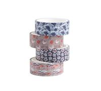 Grupo Erik: Washi Tape Decorativo The Great Wave of Kanagawa, Set 4 Nastri Adesivi colorati, 1,5 cm x 3 m, Nastro Washi per Scrapbooking, Washi Tape Stickers, Hokusai Collection
