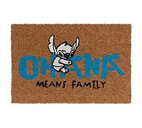 Grupo Erik Zerbino Disney Stitch Ohana, Fabbricato con una Base in PVC Antiscivolo, 40x60 cm