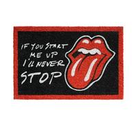 Grupo Erik: Zerbino The Rolling Stones - Tappeto Rolling Stones, fabbricato con base in PVC antiscivolo, circa 40 x 60 cm, Rolling Stones Gadget, Regalo Rolling Stones Casa