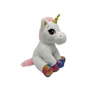 Grupo Moya Figura Bambola di Straccio Peluche Unicorno Seduto 24 cm
