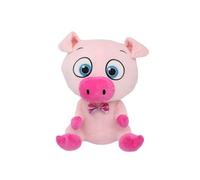 Grupo Moya Figura peluche divertente e simpatico maialino con papillon 20 cm