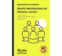 GRUPO PROFESIONAL M1. Personal Laboral. Ministerio de Defensa. TEMARIO COMÚN Y TEST. 2026/27