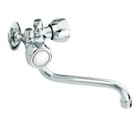 Gruppetto per Scaldabagno Tipo Antigocciolamento IDRAL 0176 Ottone Cromato