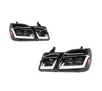 Gruppi ottici anteriori Compatibile Con Per LX470 1998-2006 Kit Di Accessori Lenti Del Proiettore Aggiornamento Gruppo Ottico Anteriore Completo Fari Auto