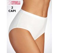 Gruppo 2 slip MIDI in cotone elasticizzato Cotonella 8126