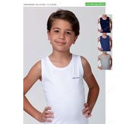 Gruppo 3 canottiere bambino in cotone elasticizzato Enrico Coveri ET4002