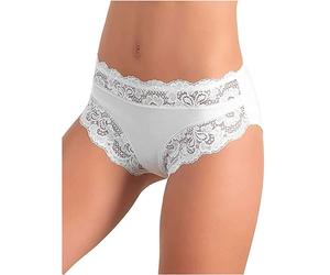 Gruppo 3 slip in cotone modal e pizzo Jadea 742