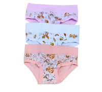 Gruppo 6 slip bambina in cotone elasticizzato Emy B2950