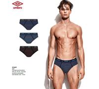 Gruppo 6 slip uomo in cotone elasticizzato Umbro UIB5489S