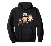 Gruppo Abbraccio Campfire Cioccolato Marshmallow S'Mores Felpa con Cappuccio