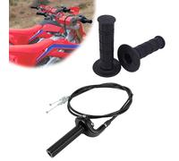 Gruppo acceleratore per moto da cross con cavo acceleratore con manopole in alluminio universale per YZ WR 250F 426F 450F CRF 150R 450R 450X 250X KX 250F 450F RMZ 250 KLX450F YFZ450 TRX450R