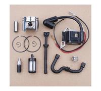 Gruppo bobina di accensione for spinotto pistone adatto for MS180 MS170 018 017 MS 180 170 Tubo flessibile olio/carburante for motosega, pezzo di ricambio