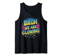 Gruppo Bruh We Are Glowing Retro Hello Summer Glowing Era Canotta