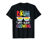 Gruppo Bruh We Are Glowing Retro Hello Summer Glowing Era Maglietta