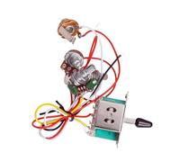 Gruppo Cablaggio Per Chitarra Elettrica Circuito Elettronico SSS SSH 3 Potenziometri 5 Posizioni Cablaggi Per Chitarra(Bk cap)