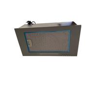 Gruppo cappa ad incasso colore alluminio 52 cm - Superair ECO F9