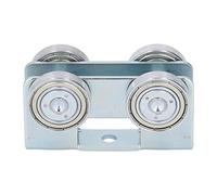 Gruppo carrello a 4 ruote, gruppo carrello leggero per canale puntone, porta scorrevole per tendine a rulli con tirante Accessori per paranchi di sollevamento