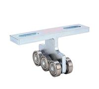 Gruppo Carrello a 6 Ruote, Carrello a Rulli per Paranco Elettrico Silenzioso Tipo T, di Sollevamento per Garage Sopraelevato, per Porta Scorrevole, Paranco Elettrico