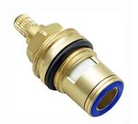 Gruppo cartuccia rubinetto in ottone compatibile con T&s Brass 013788-45, nucleo valvola ad alta temperatura per sistemi di acqua calda fino a 140f, parte di ricambio con finitura dorata (013788-45)