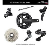 Gruppo ciclistico completo Shimano Ultegra DI2 R8170 165 mm, 11-30T Noir