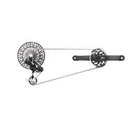 Gruppo ciclistico completo Sram XX PM T-type AXS Q194 CL55 Dub Wide 170 10/52 Nero